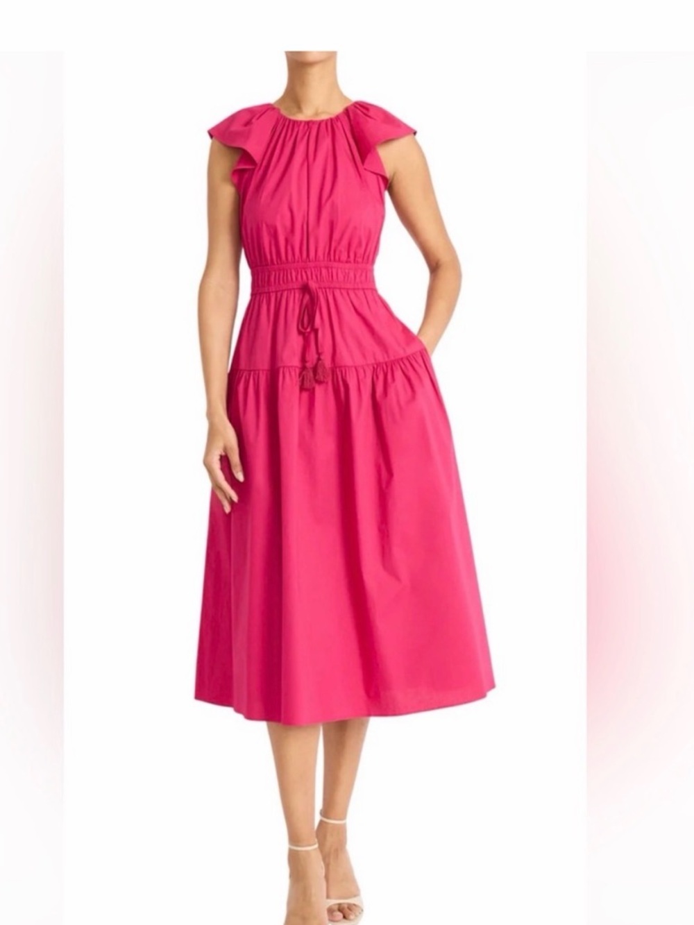 NWT Maggy London Fuchsia Dress Sz 14